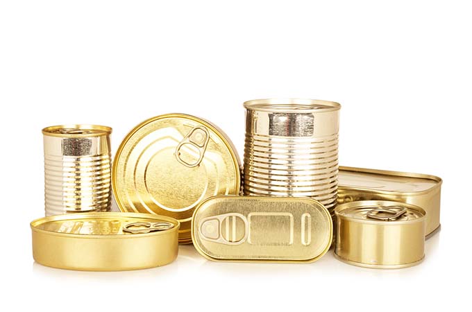 bigstock-Assortment-Of-Golden-Food-Tin--5413570