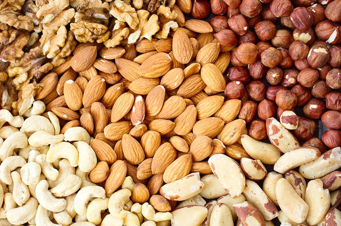 Almonds and other nuts