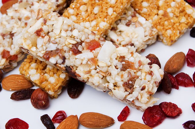 Healthy snack bars