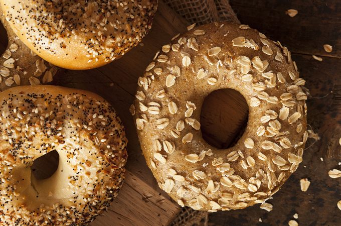 Whole Grain Raisin Bagel